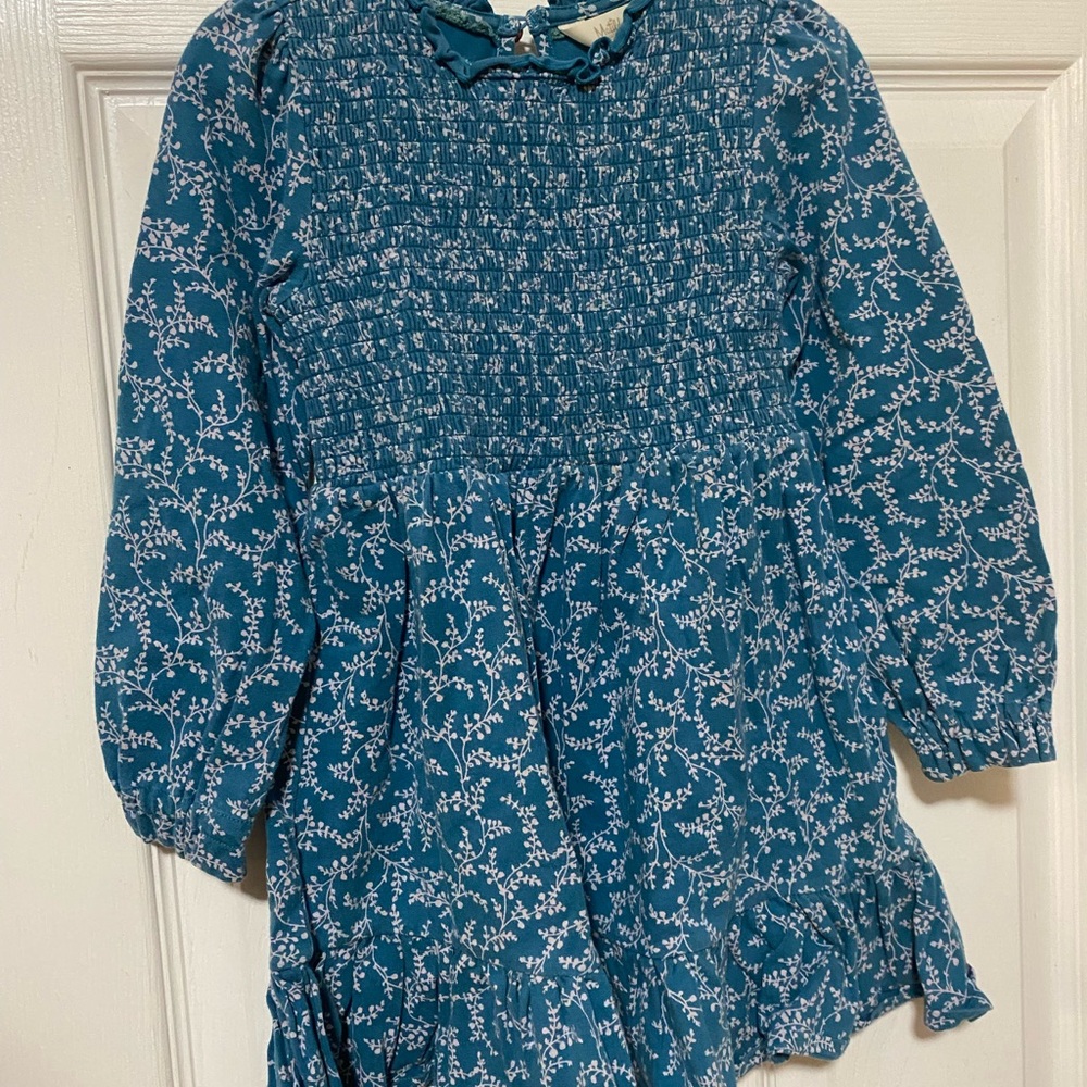 Matilda Jane Teal Floral Girl Dress Size 4